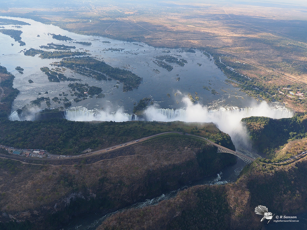 Victoria Falls from the Air